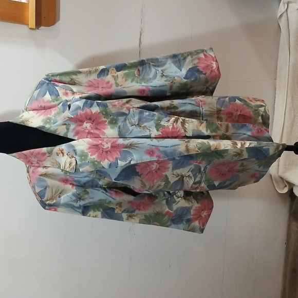 toni garment Jackets & Blazers - Vintage circa 1990 floral blazer
